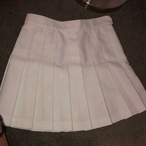 American apparel white tennis skirt